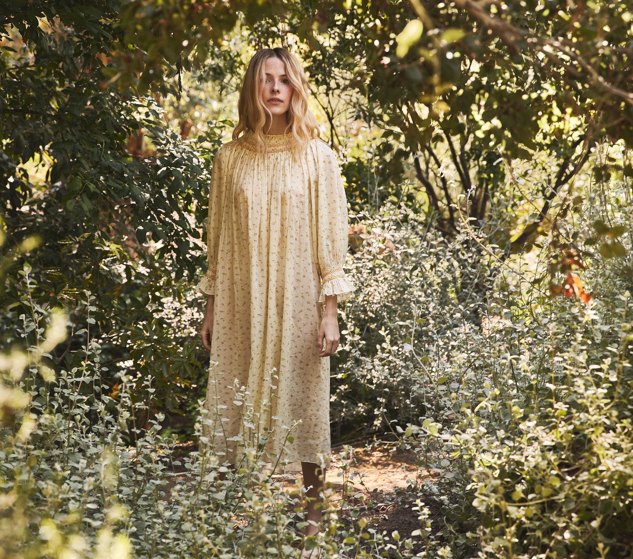 HMD -- LAPIS NIGHTGOWN -- GOLDEN SWEETPEA