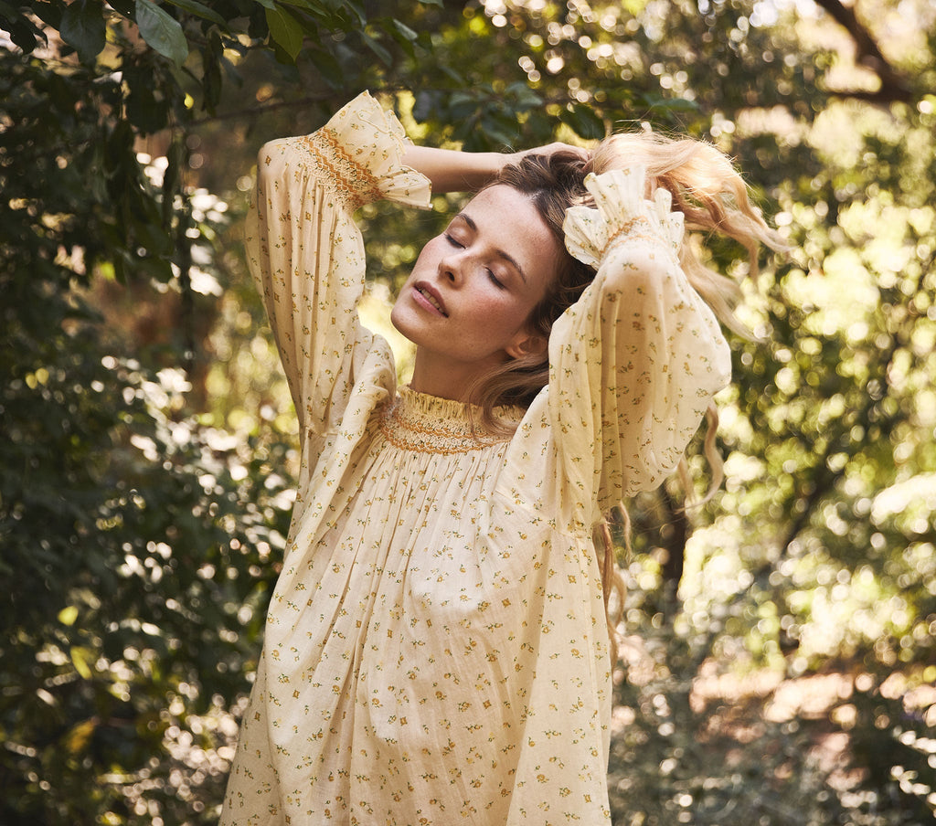HMD -- LAPIS NIGHTGOWN -- GOLDEN SWEETPEA
