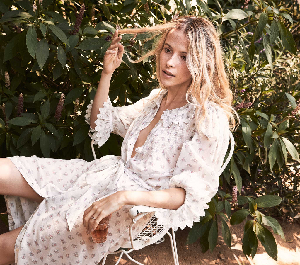 HMD -- HELENA DRESS -- COQUILLE MEDALLION