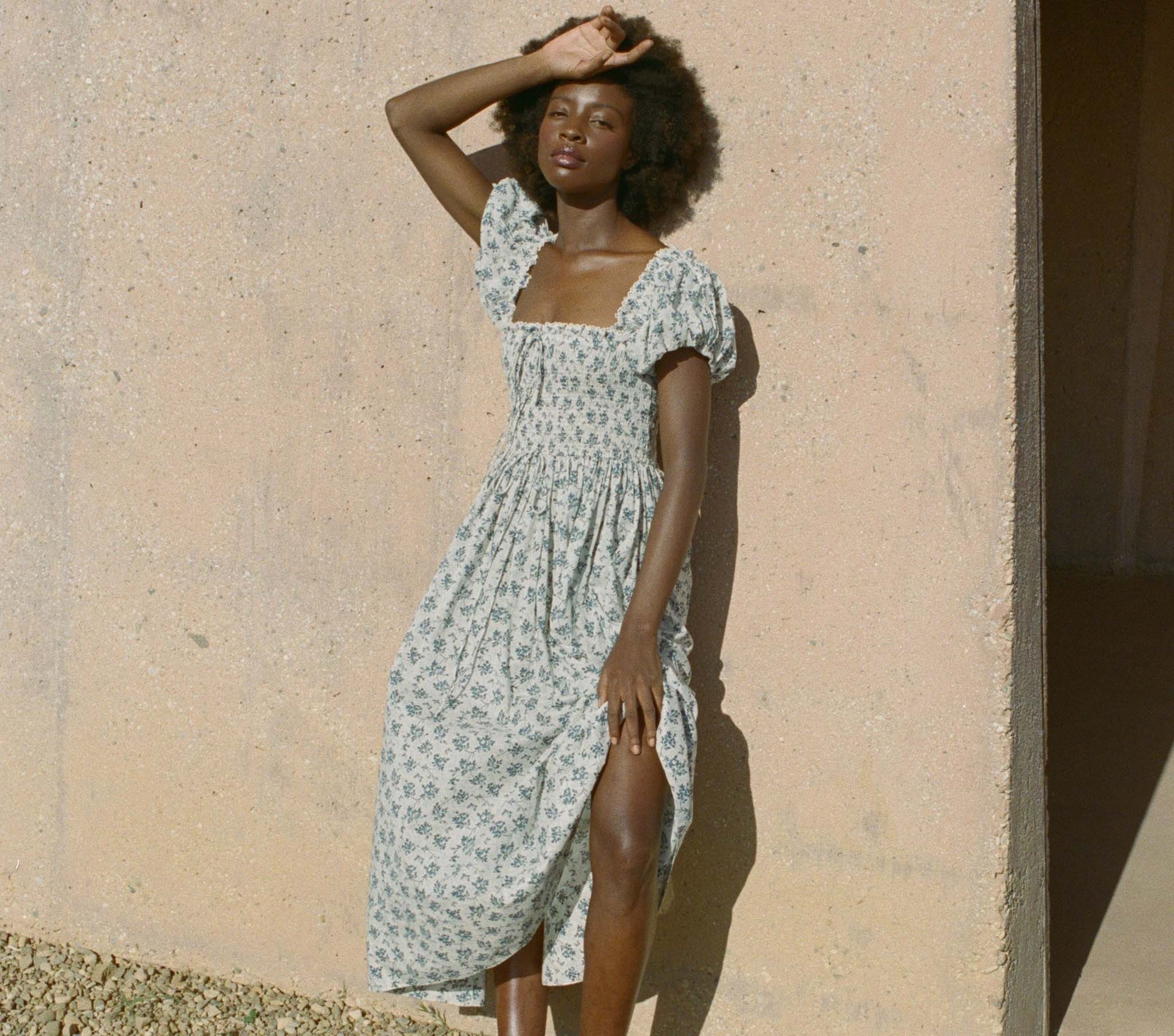 HMD -- STANZA DRESS -- SONGBIRD TOILE