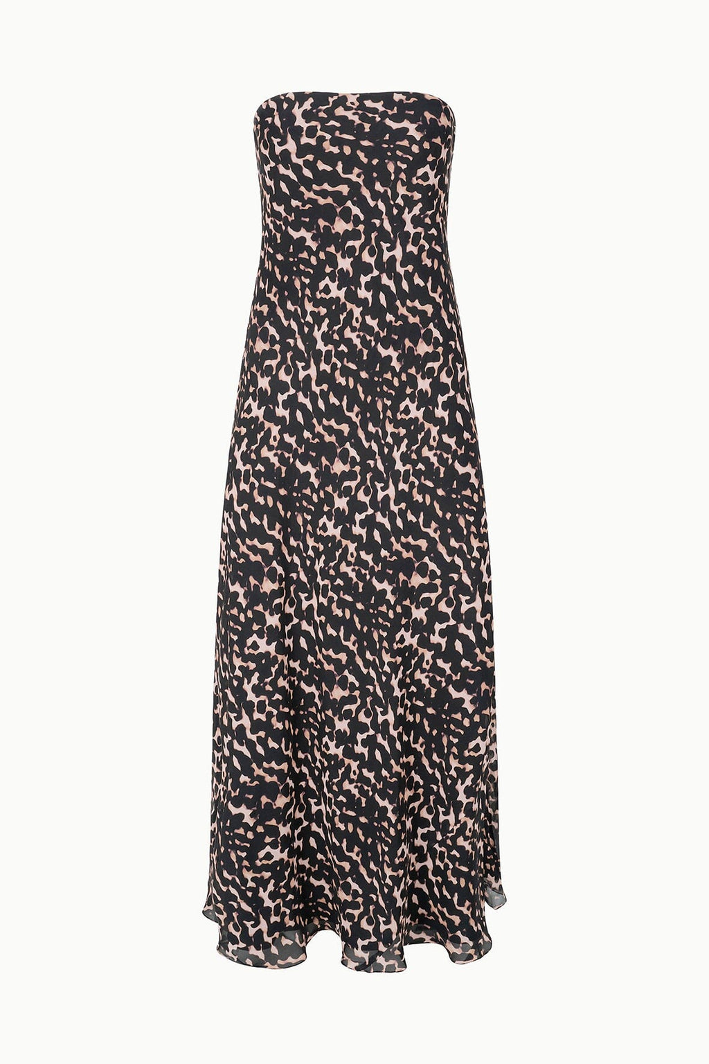 CASSIE SILK DRESS | TORTOISE