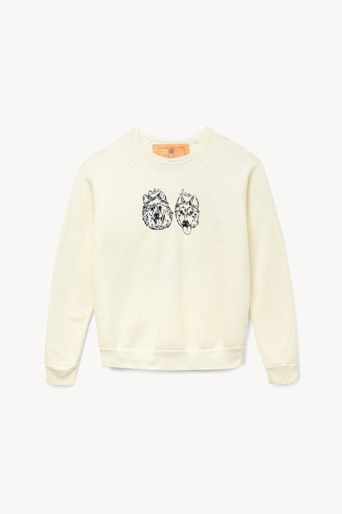 CUSTOM STAUD x C.BONZ SWEATSHIRT | CREAM