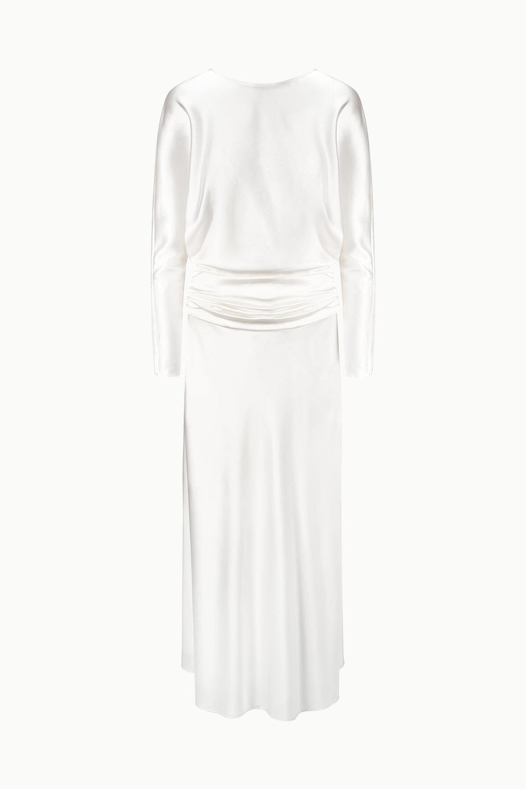 FREDA SILK DRESS | IVORY