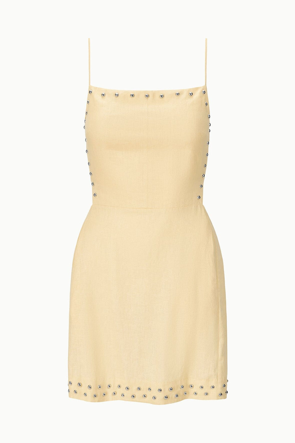 ANGELIQUE LINEN DRESS | BUTTER STUDS
