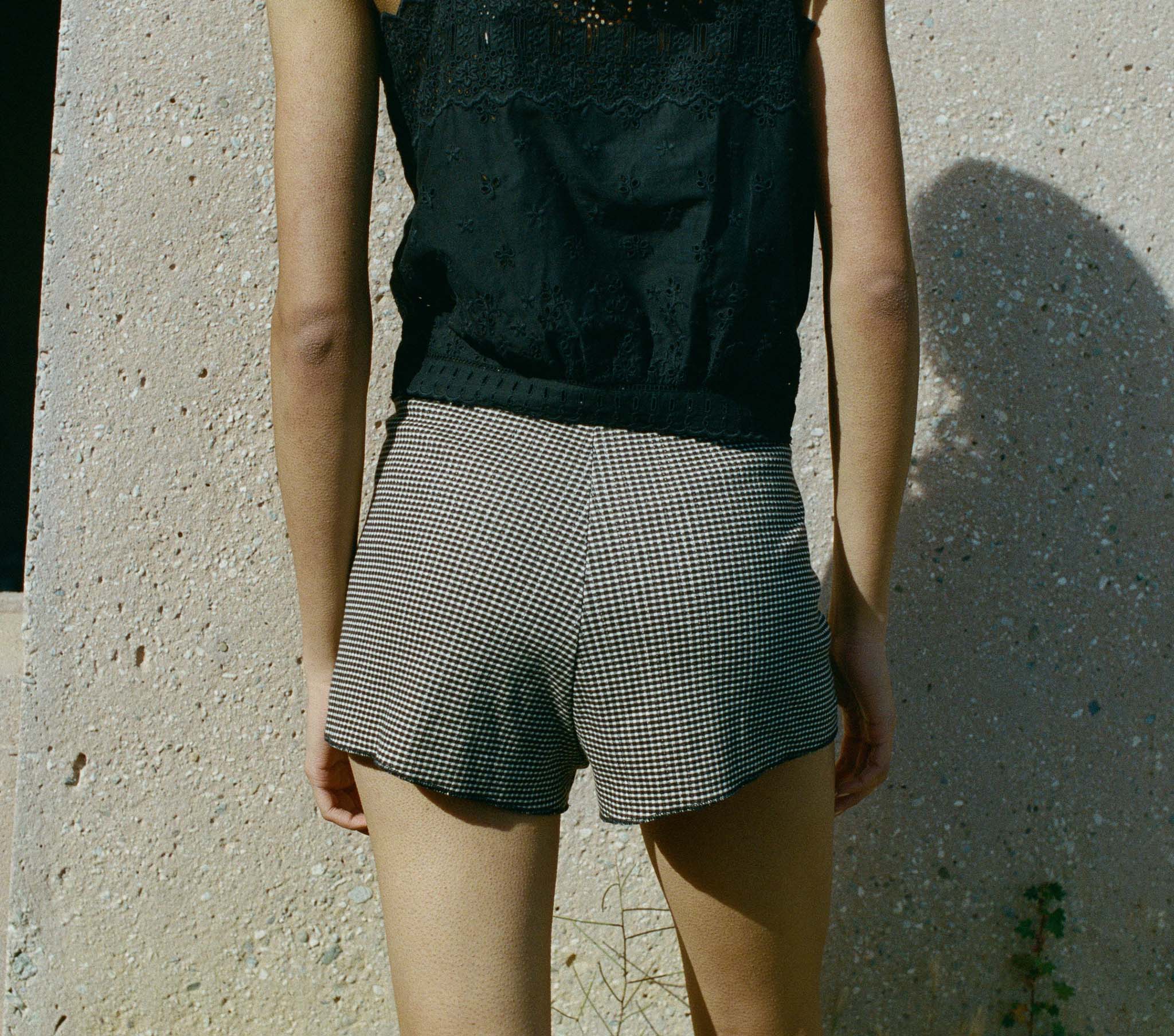 HMD -- STELLA SHORT -- LA MADDALENA GINGHAM