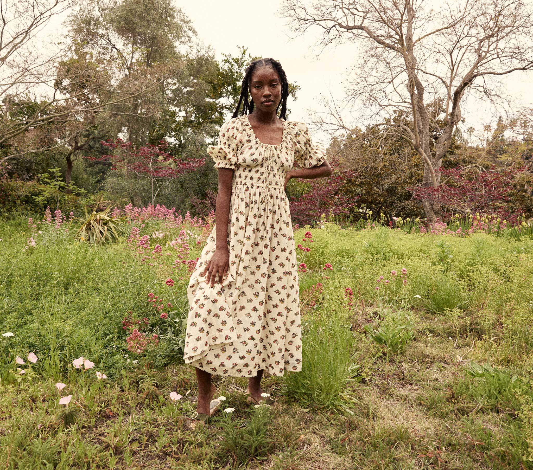 HMD -- ISCHIA DRESS -- SOLSTICE CANYON BLOSSOMS