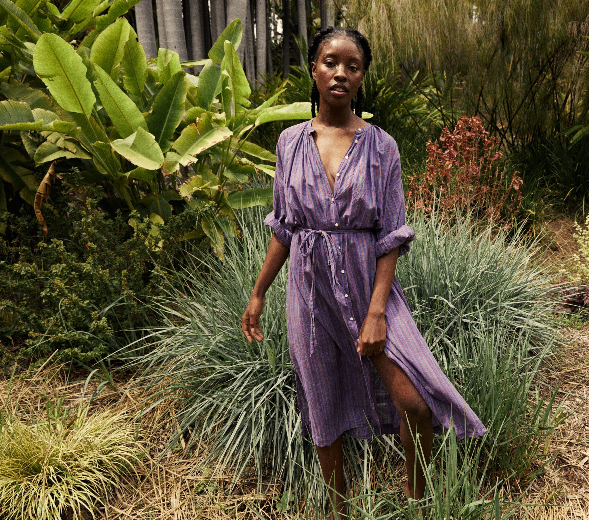 HMD -- JOAN DRESS -- ISLA STRIPE