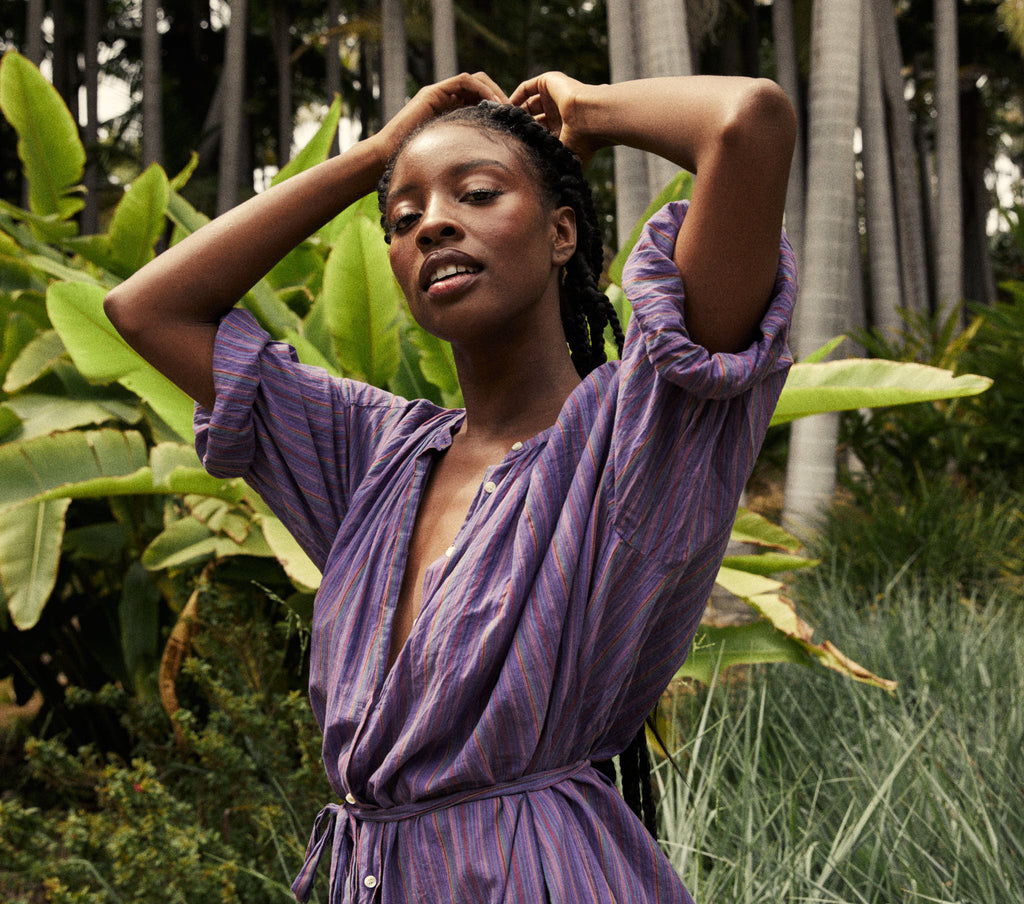 HMD -- JOAN DRESS -- ISLA STRIPE