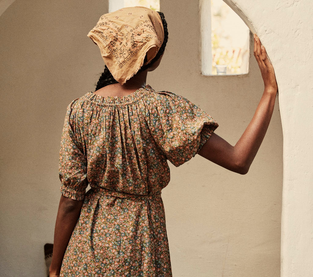 HMD -- SAFFLOWER DRESS -- YELLOW LAUREL CANYON ROSE