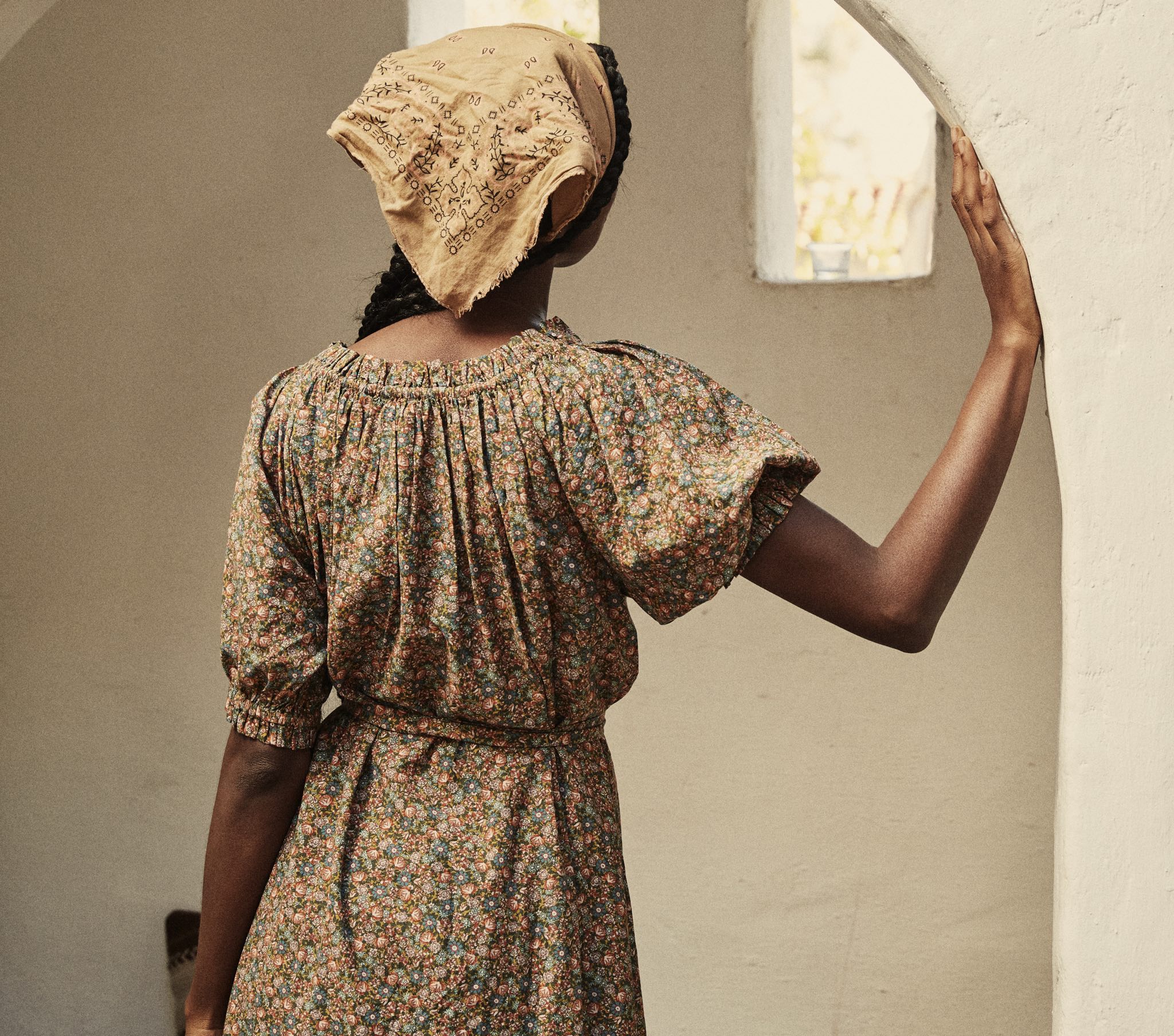 HMD -- SAFFLOWER DRESS -- YELLOW LAUREL CANYON ROSE
