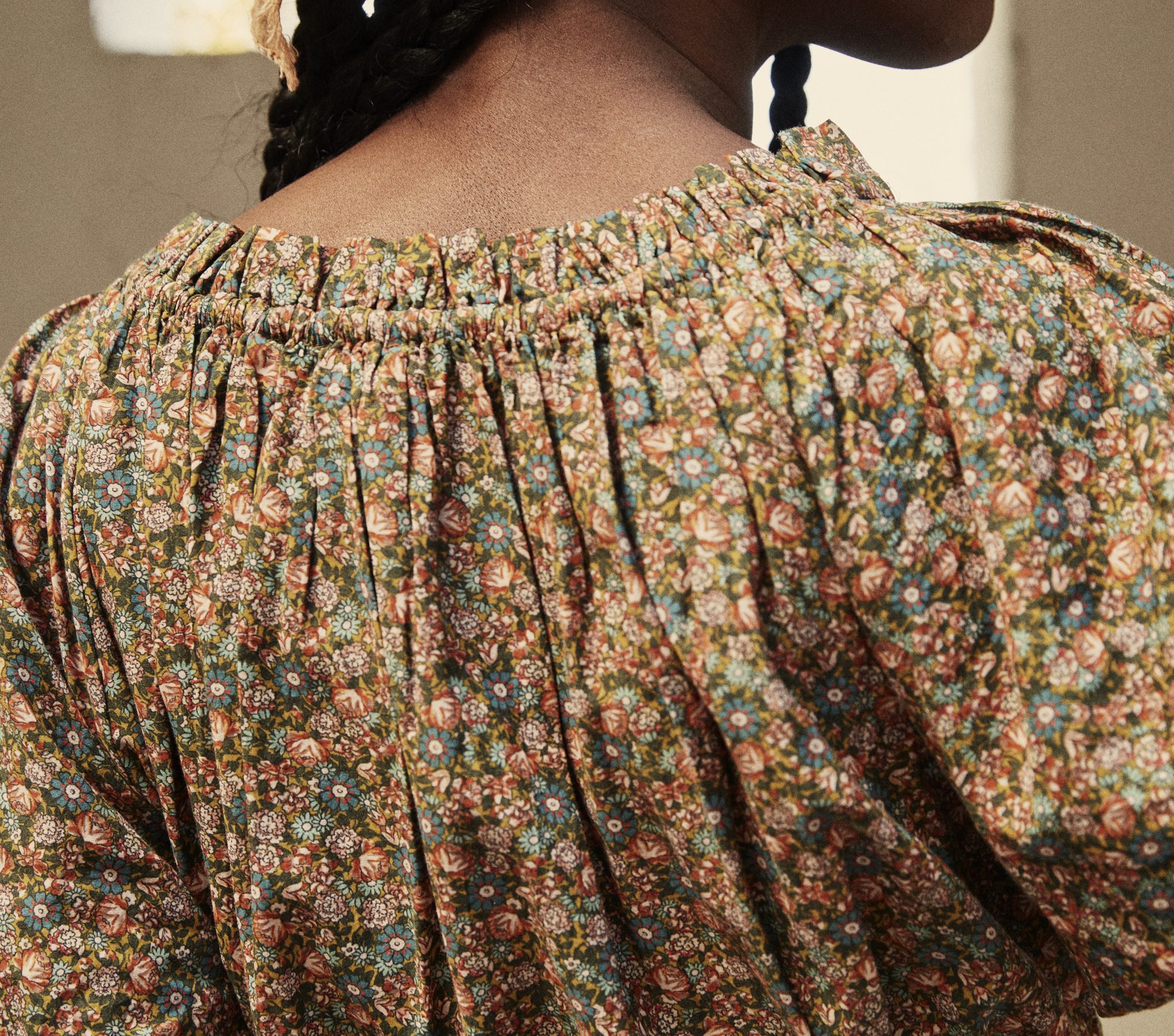 HMD -- SAFFLOWER DRESS -- YELLOW LAUREL CANYON ROSE