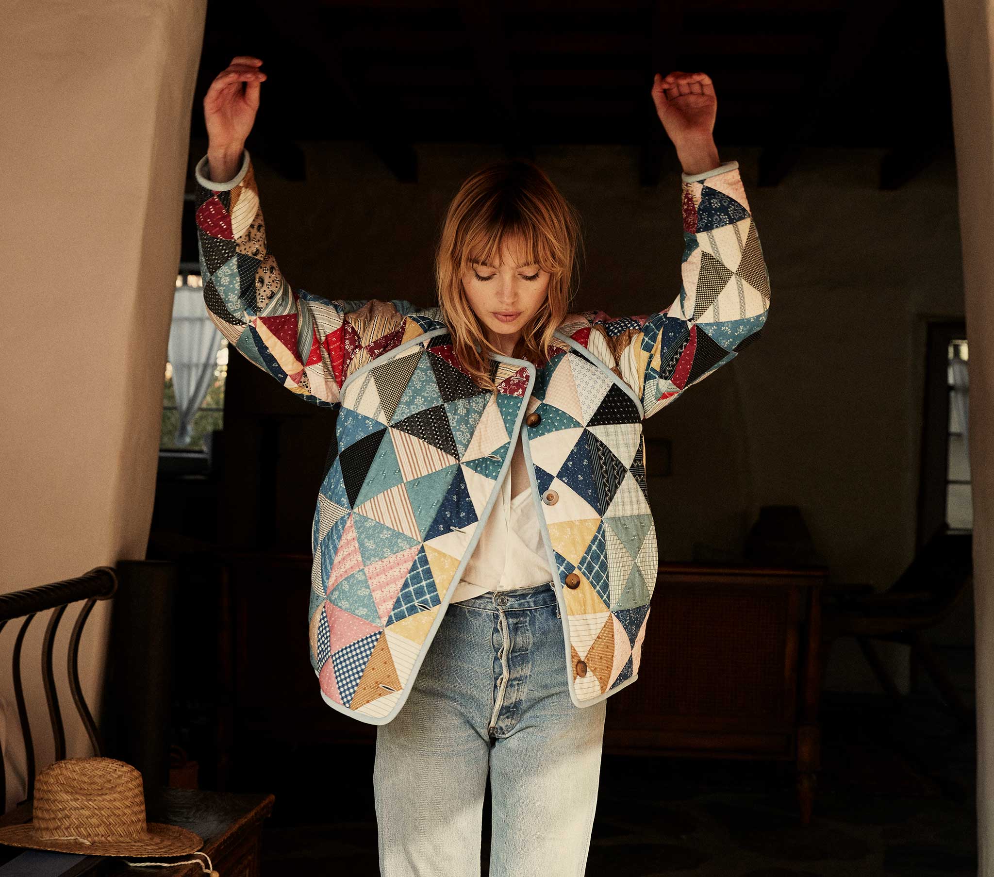 HMD -- SEDONA JACKET -- PATCHWORK PRINT