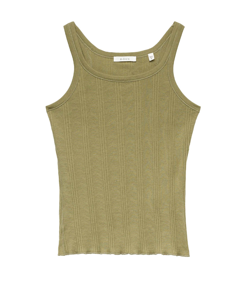 HMD -- SEINE CASHMERE BLEND TANK -- PASTURE