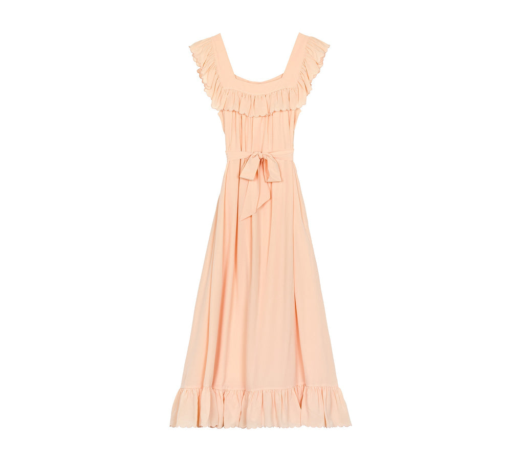 HMD -- SYCAMORE DRESS -- SUNLIT CORAL