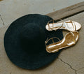 HMD -- TAFT HAT -- BLACK RAFFIA