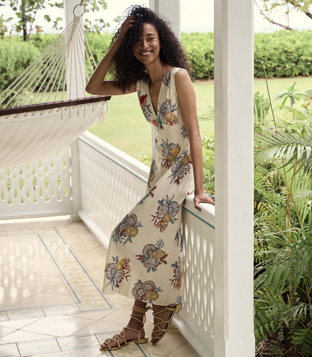HMD -- TATIANA DRESS -- MER BOTANIQUE