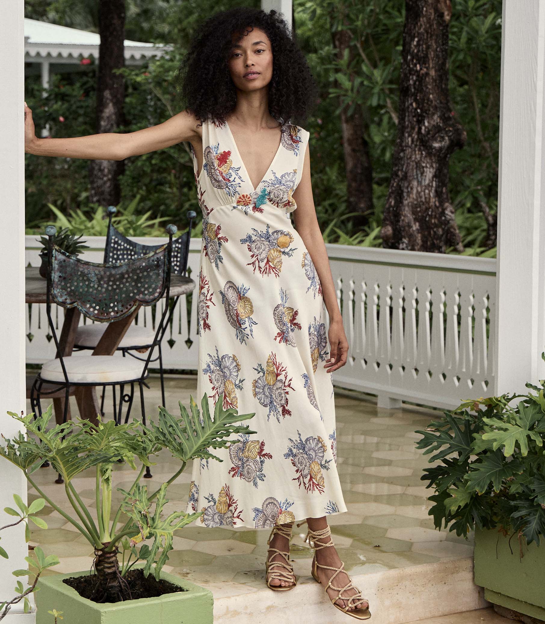 HMD -- TATIANA DRESS -- MER BOTANIQUE