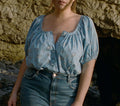 HMD -- TENNESSEE TOP -- SKY BOUTON DE ROSE