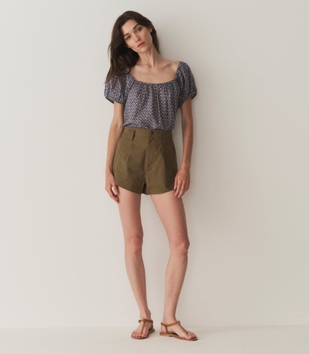HMD -- TONYA TOP -- DAHLIA IKAT