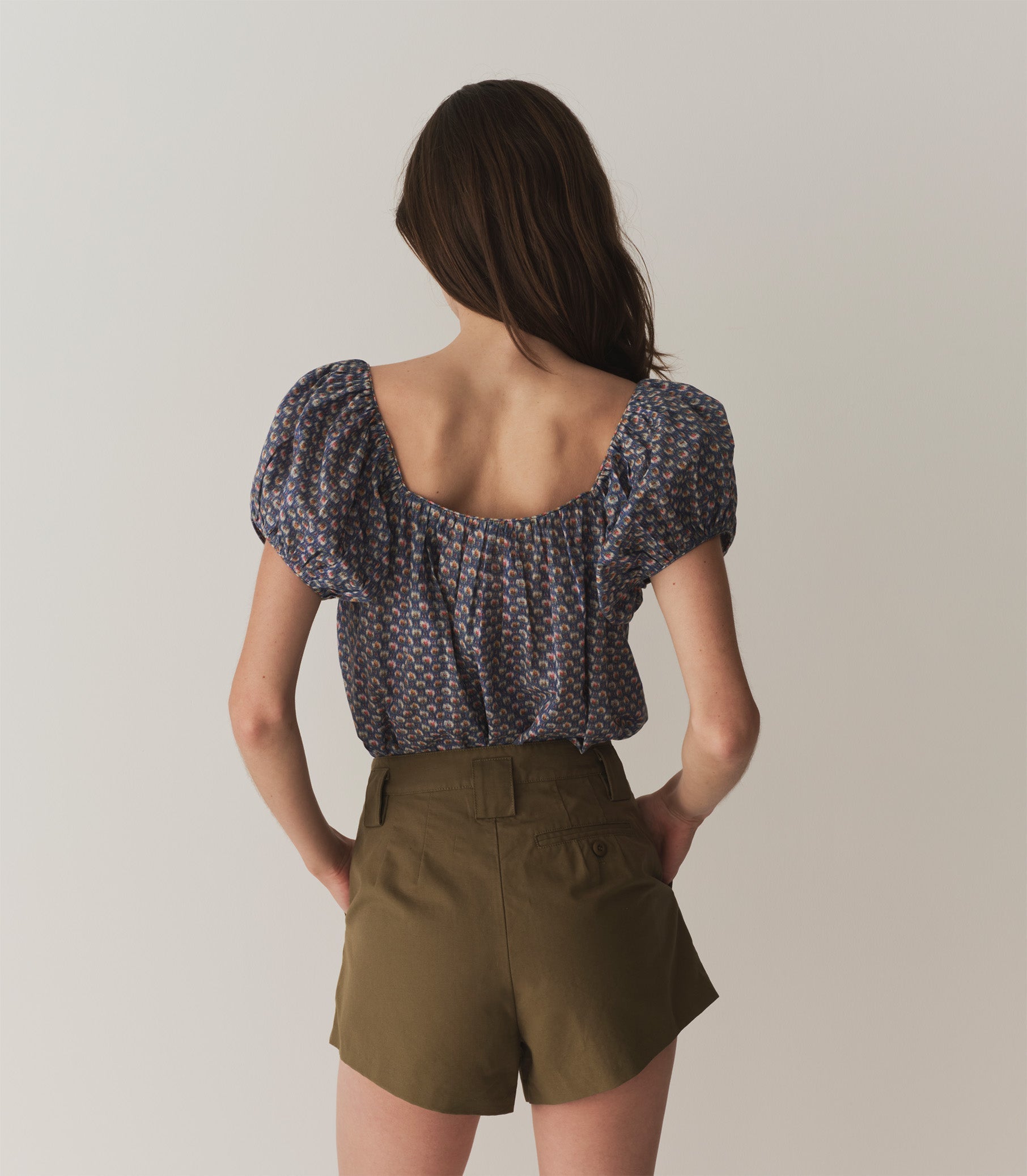 HMD -- TONYA TOP -- DAHLIA IKAT