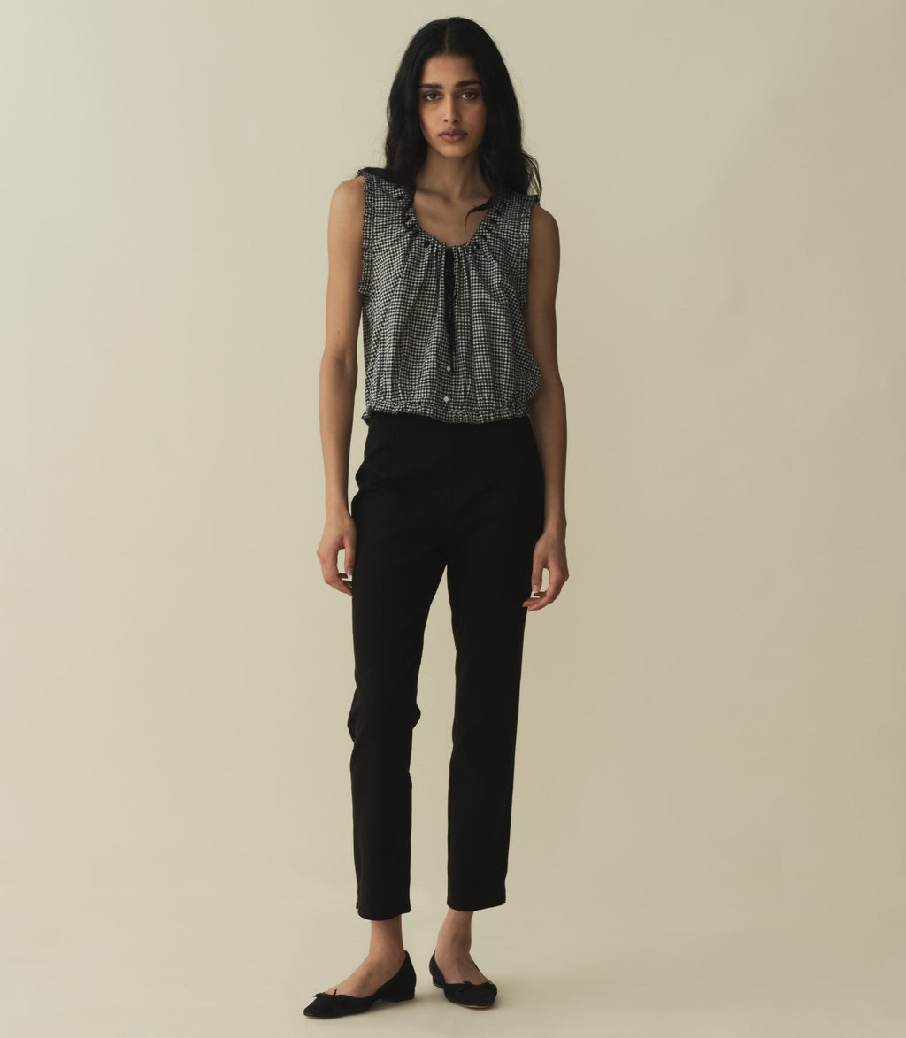 HMD -- TRAVELER TOP -- LA MADDALENA GINGHAM