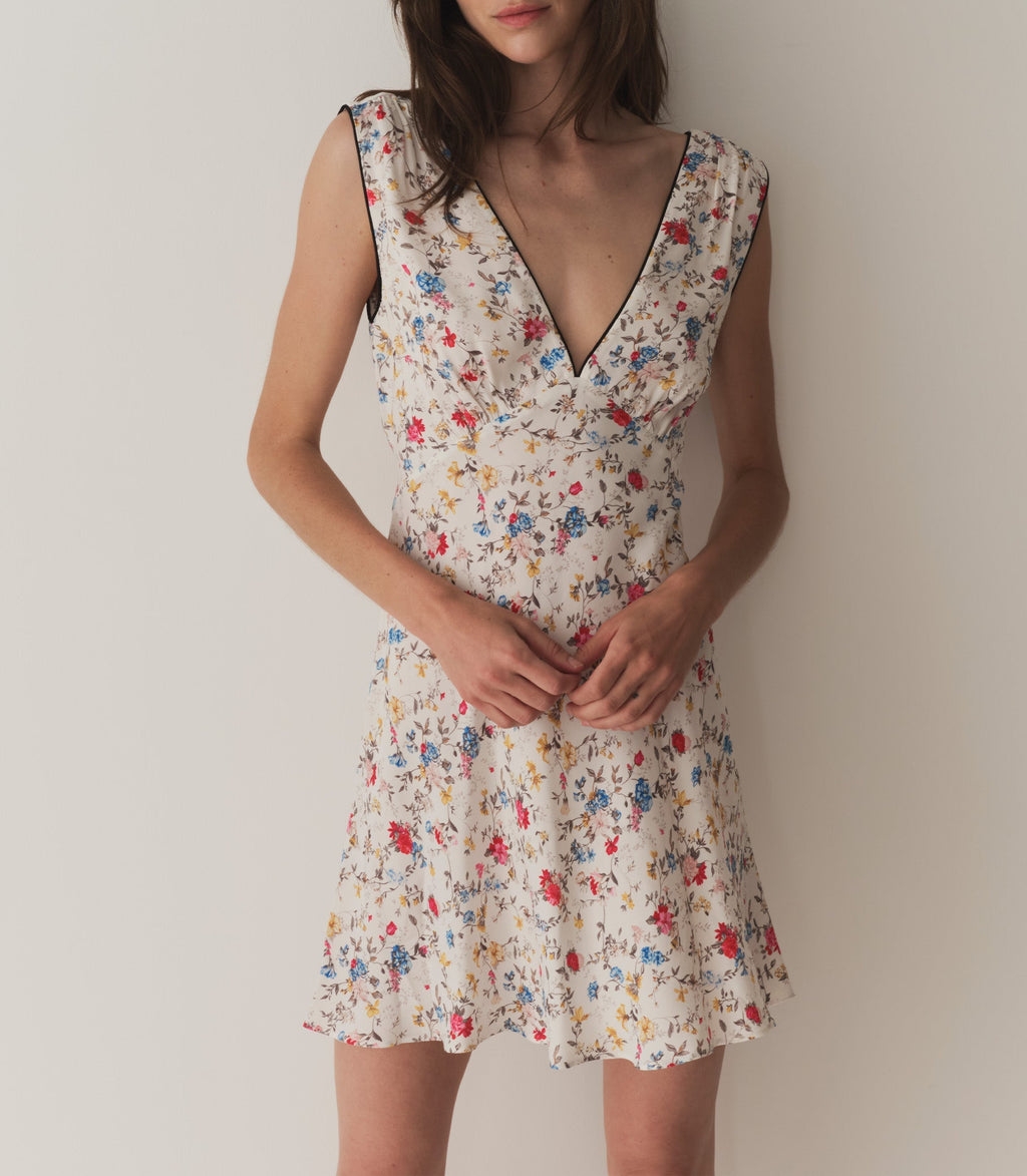 HMD -- TULA DRESS -- BLANC FLOWERING MEADOW