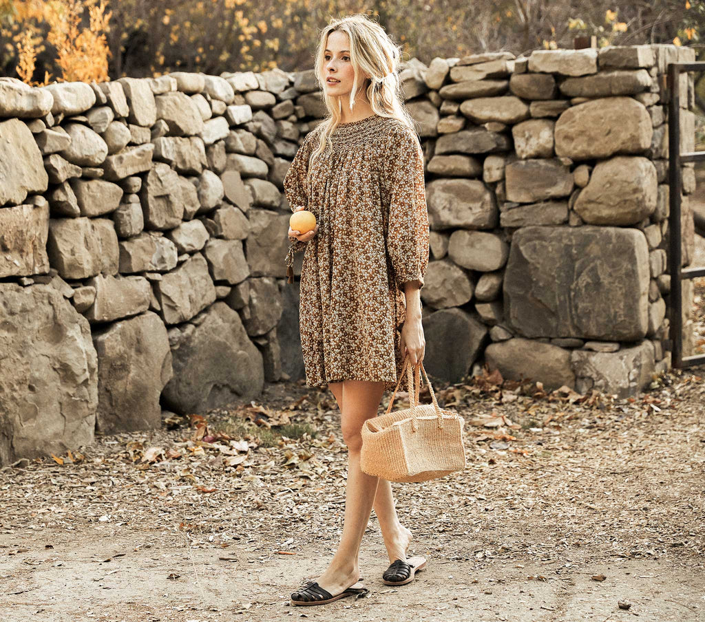 HMD -- THEDA DRESS -- GOLDEN MESA FLOR