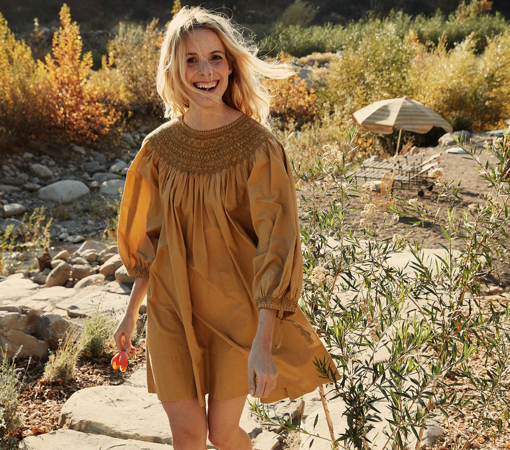 HMD -- THEDA DRESS -- WHEAT