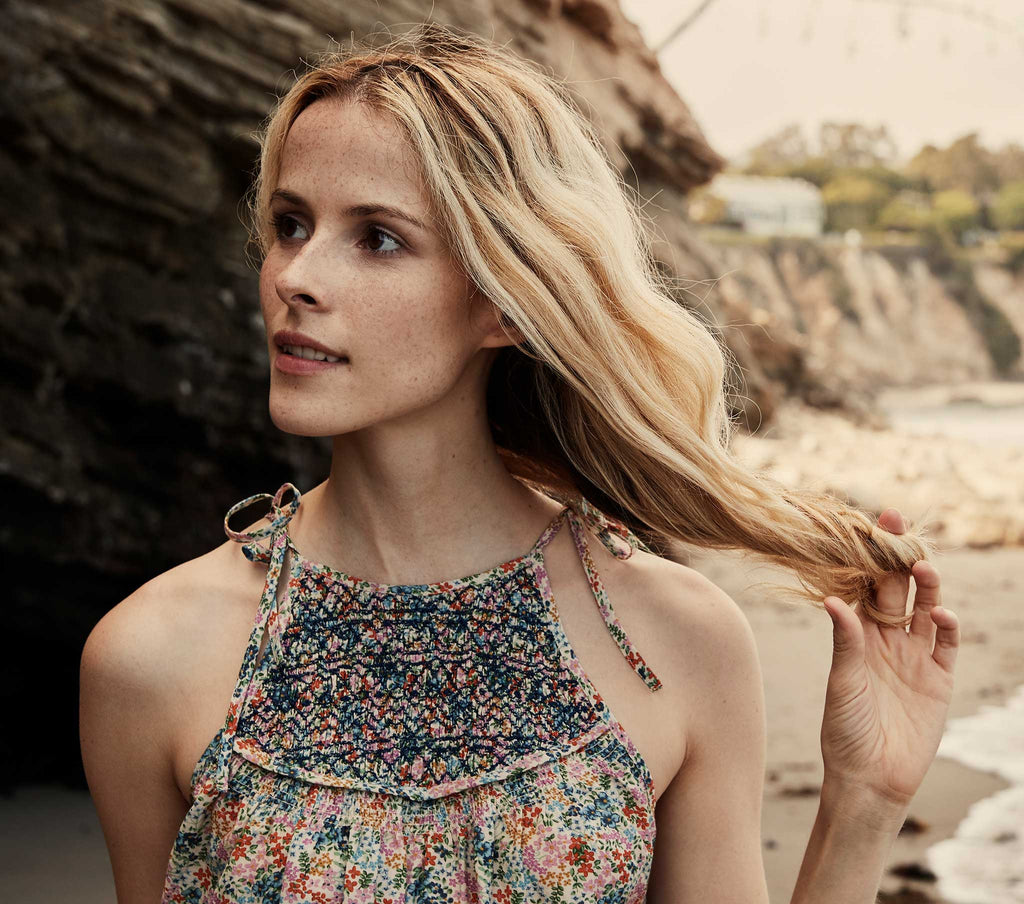 HMD -- THOREAU DRESS -- CREAM LADY BIRD FLORAL