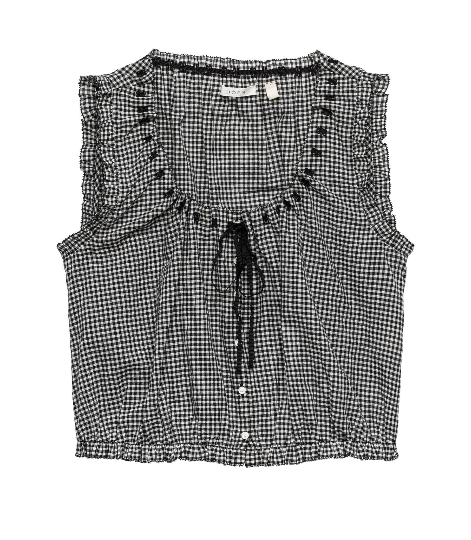 HMD -- TRAVELER TOP -- LA MADDALENA GINGHAM