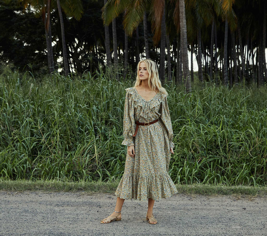HMD -- VEREDIS DRESS -- SUNSHINE POPPY BELL FLORAL