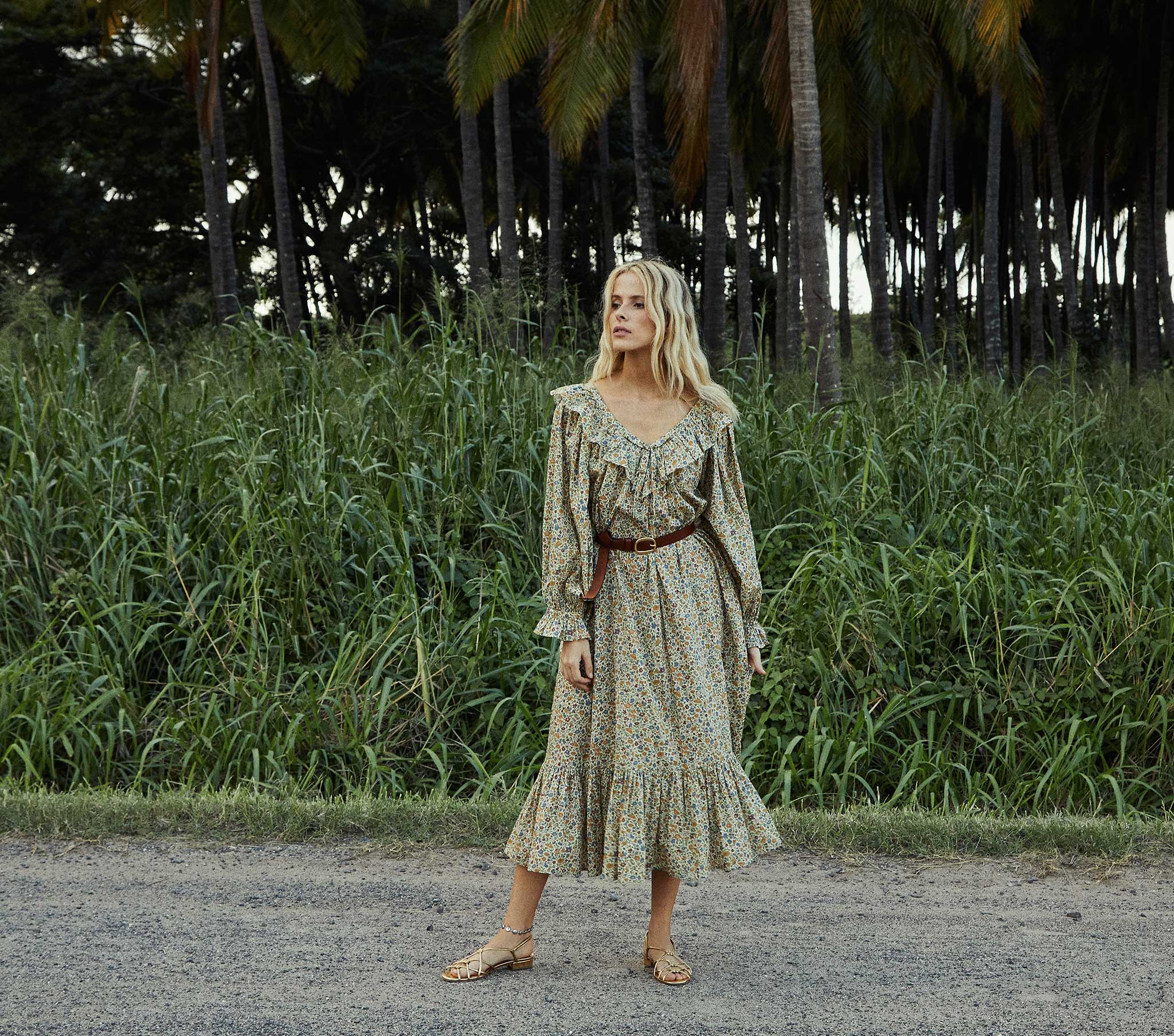HMD -- VEREDIS DRESS -- SUNSHINE POPPY BELL FLORAL