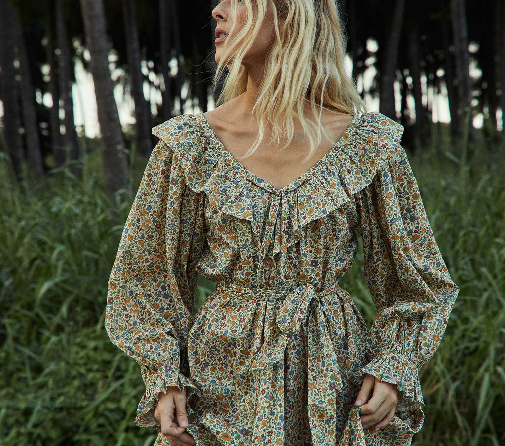 HMD -- VEREDIS DRESS -- SUNSHINE POPPY BELL FLORAL