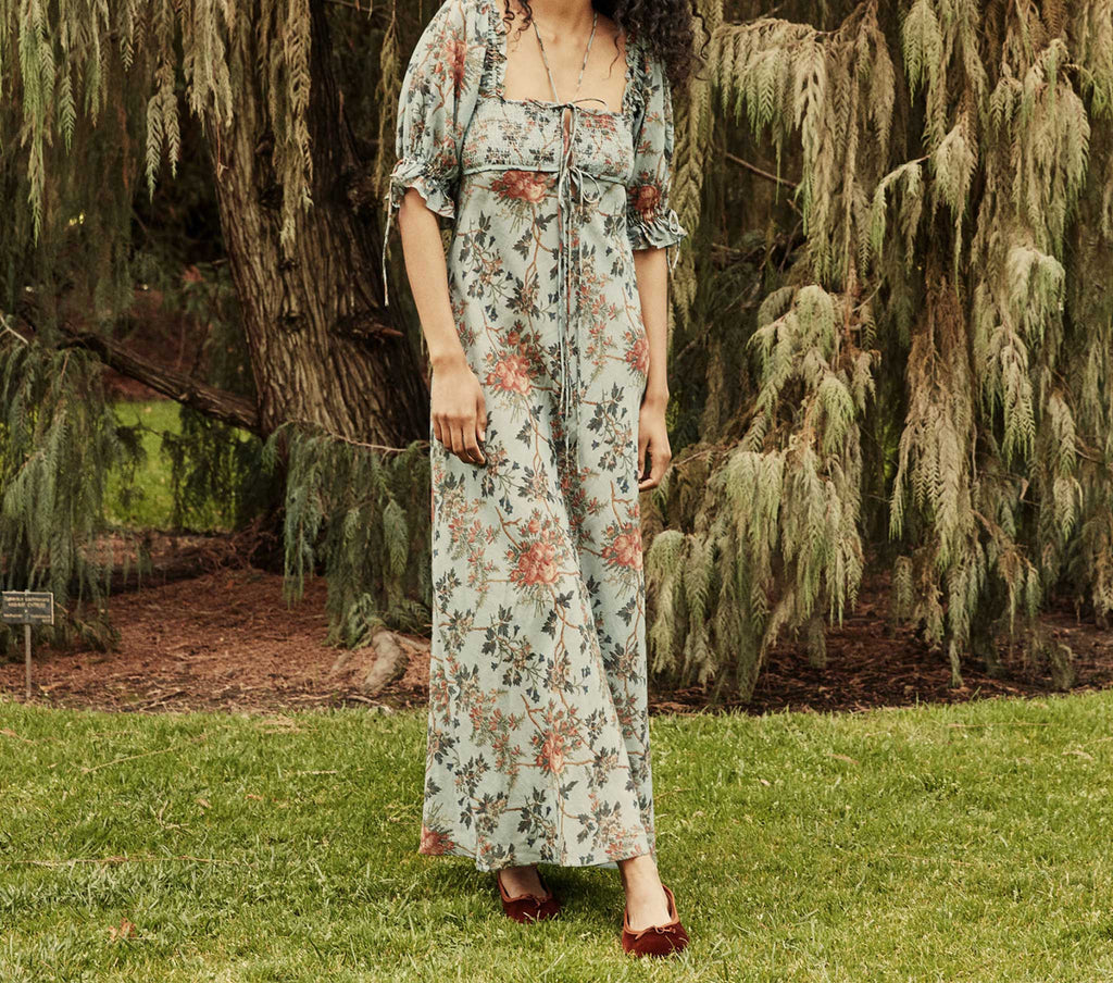 HMD -- VETIVER DRESS -- BLUEBELL SUMMER FLORAL