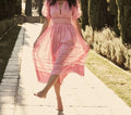 HMD -- VIOLET DRESS -- CARNATION