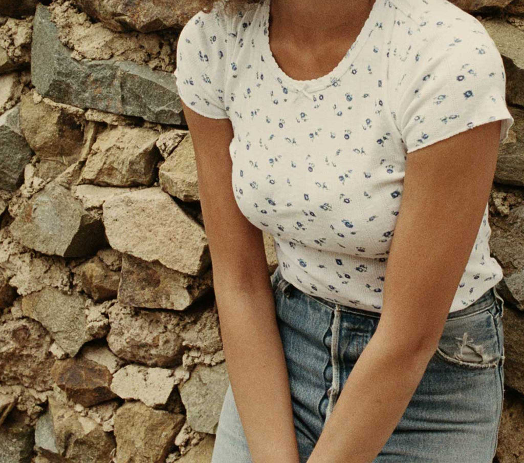 HMD -- VIVI TEE -- BLUE SWEETPEA
