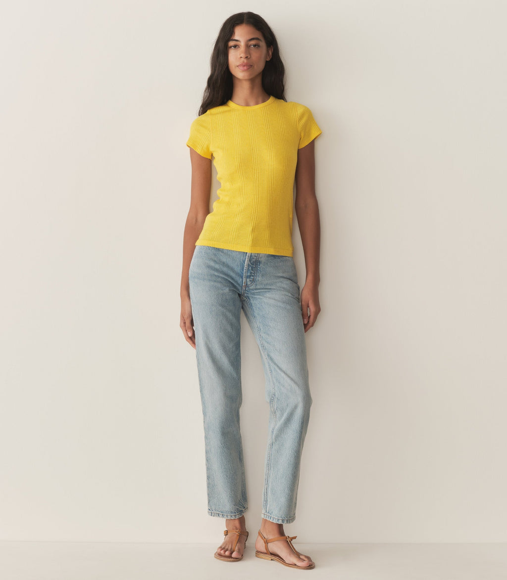 HMD -- VIVI CASHMERE TEE -- CITRUS