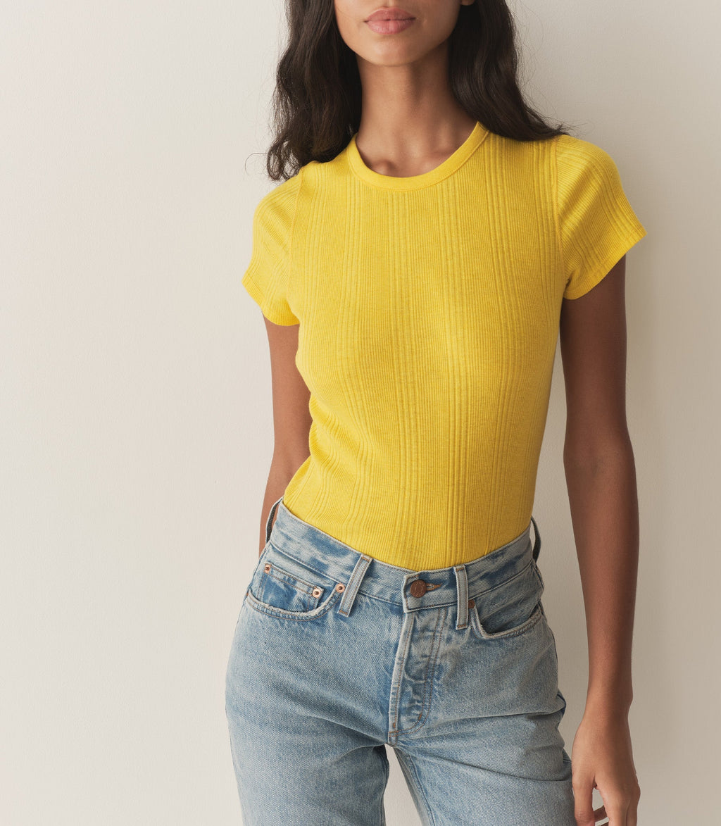 HMD -- VIVI CASHMERE TEE -- CITRUS