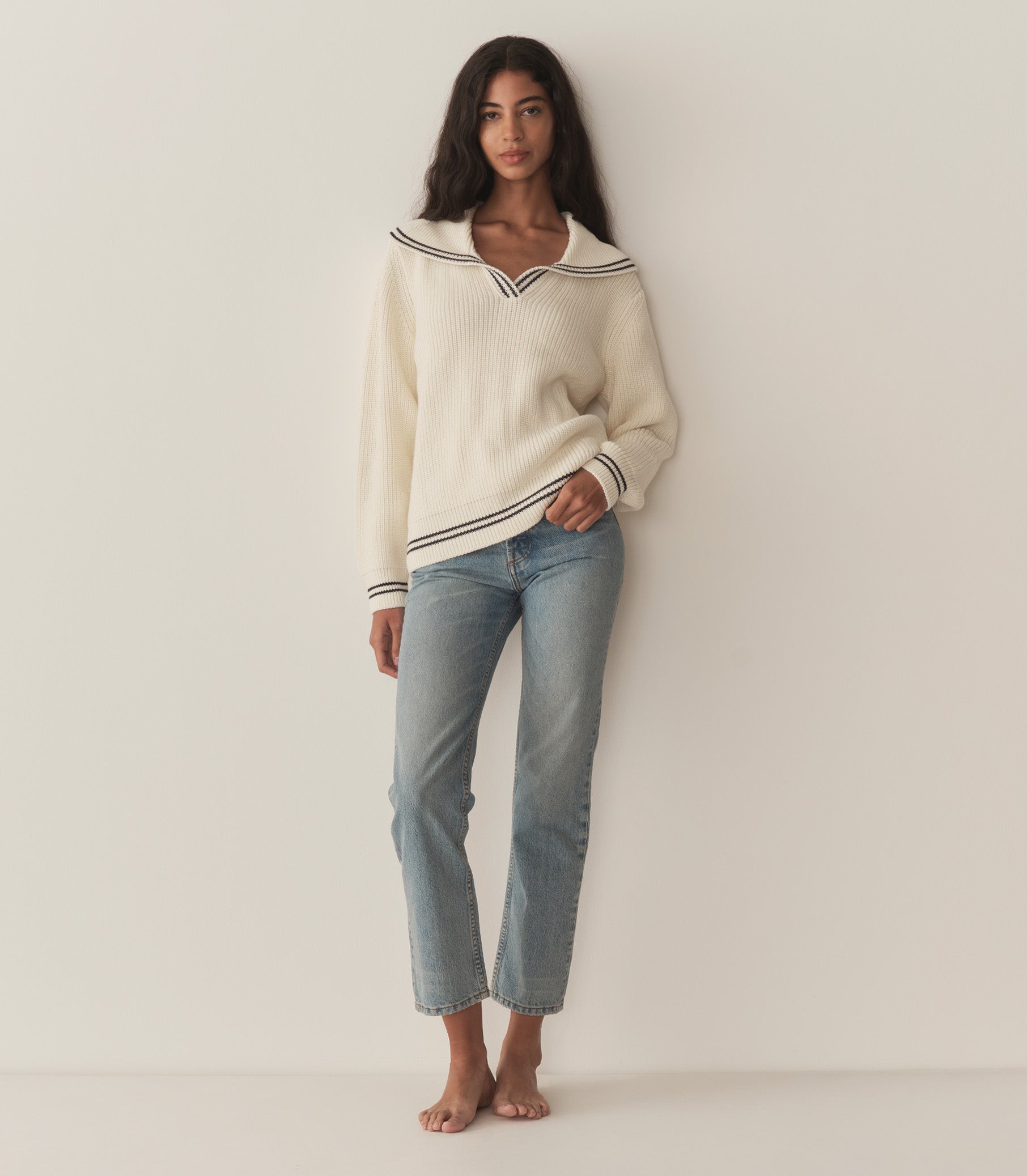 HMD -- VOYAGE SWEATER -- IVORY