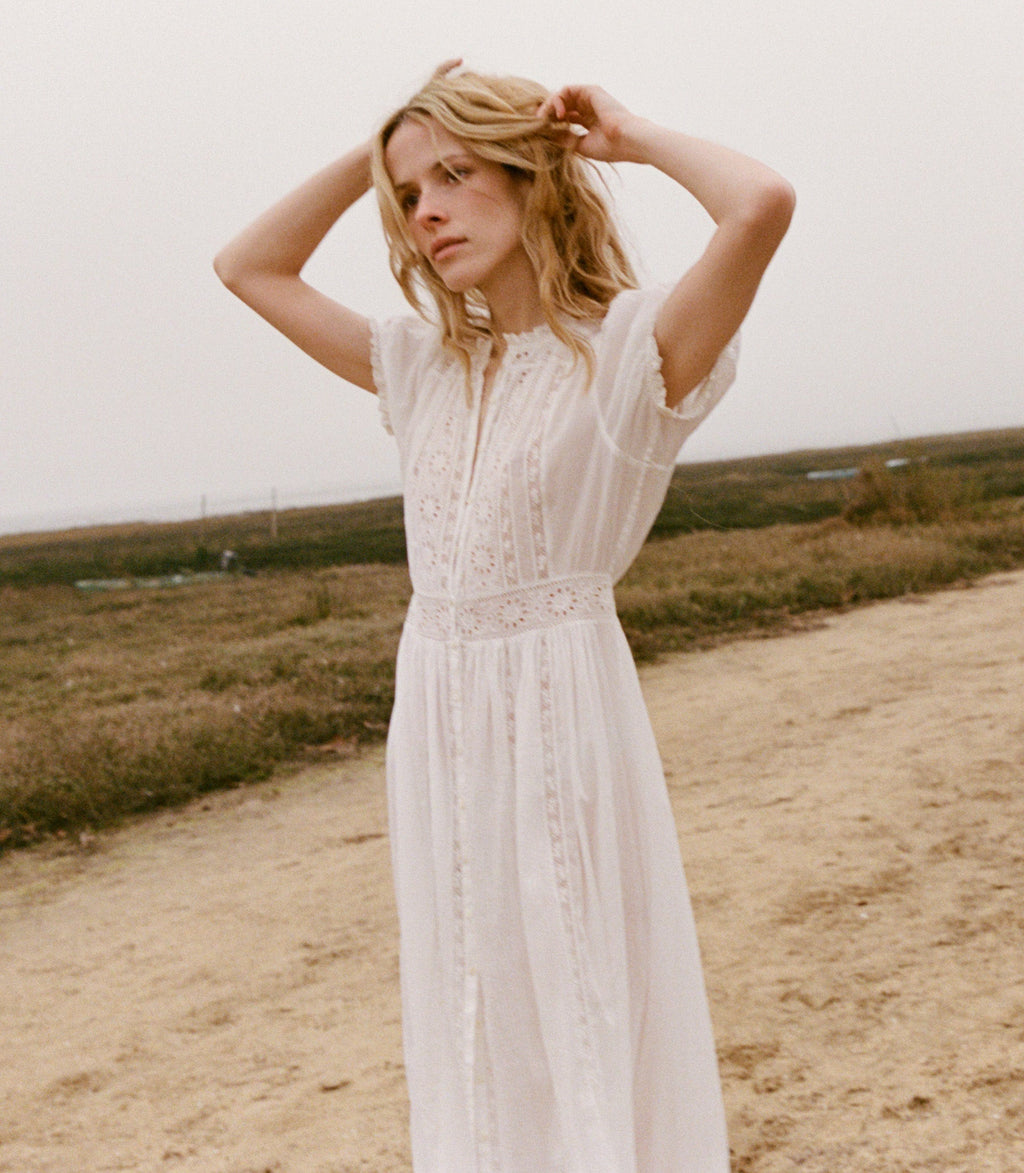 HMD -- WINDSOR DRESS -- SALT