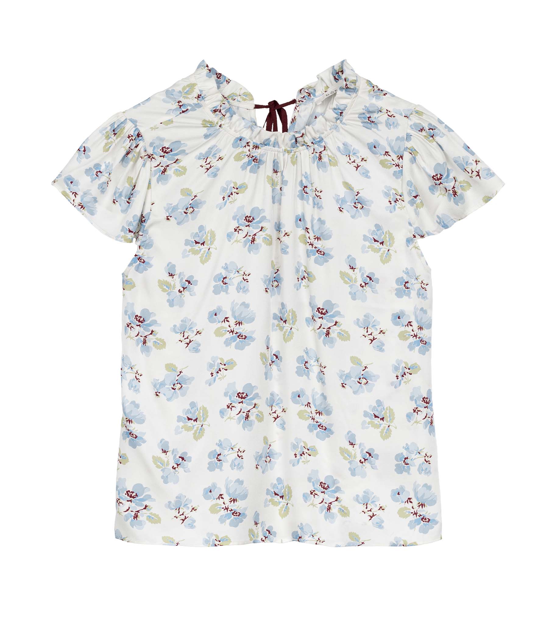 HMD -- YVIE TOP -- BLEU FROLICKING FLORAL