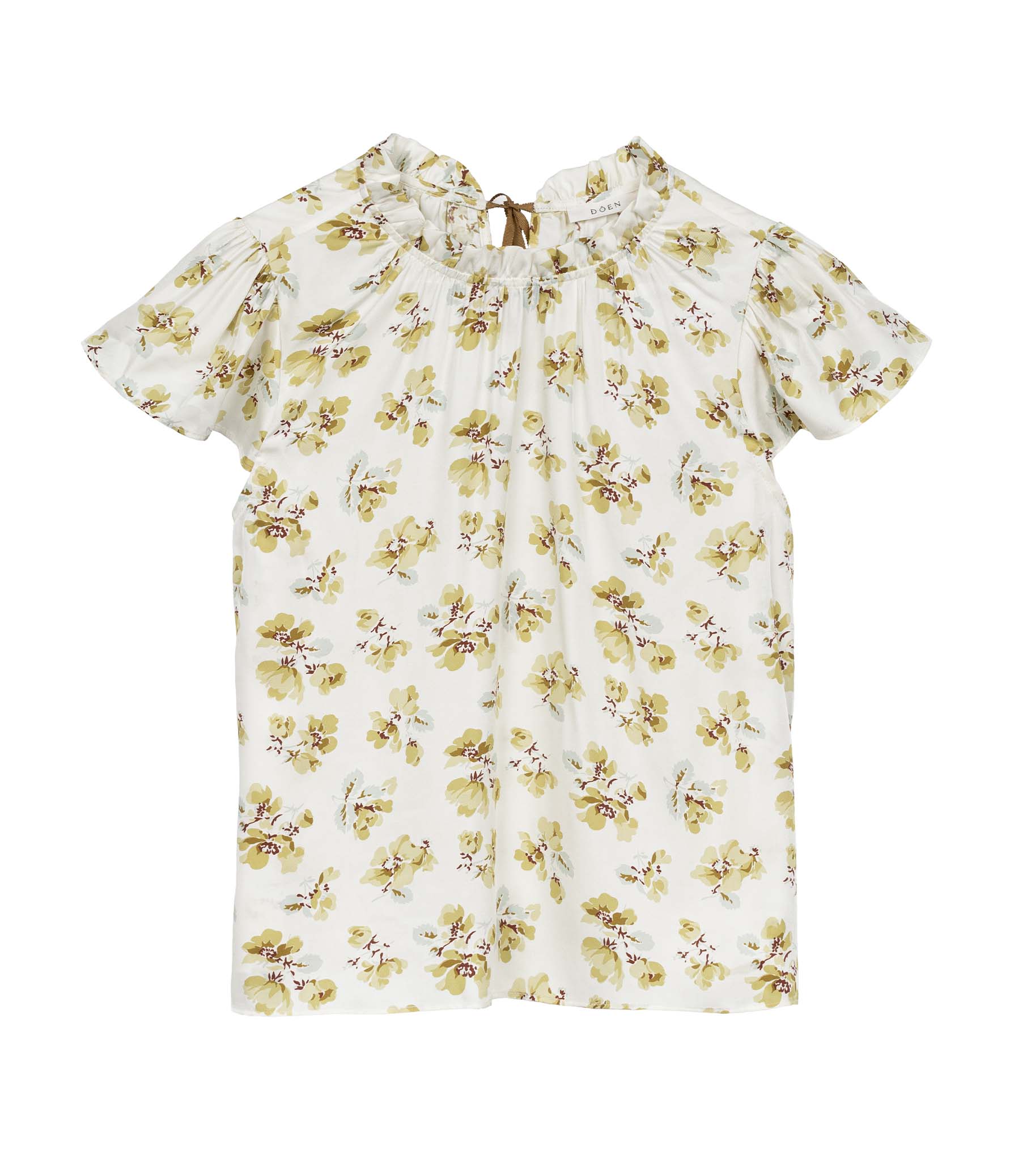 HMD -- YVIE TOP -- GOLD FROLICKING FLORAL