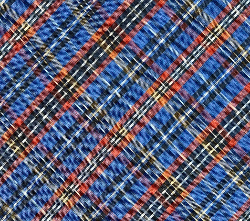 HMD -- ROSELLE TOP -- AZURE FRENCH PLAID