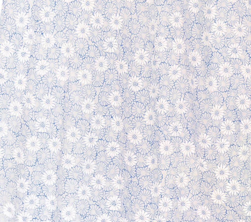 HMD -- DREE DRESS -- BLUE SUMMER DAISY PRINT
