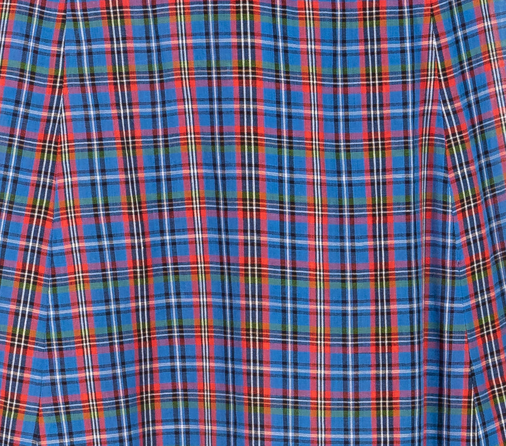 HMD -- THE JANE BLOUSE -- FRENCH PLAID BLUE