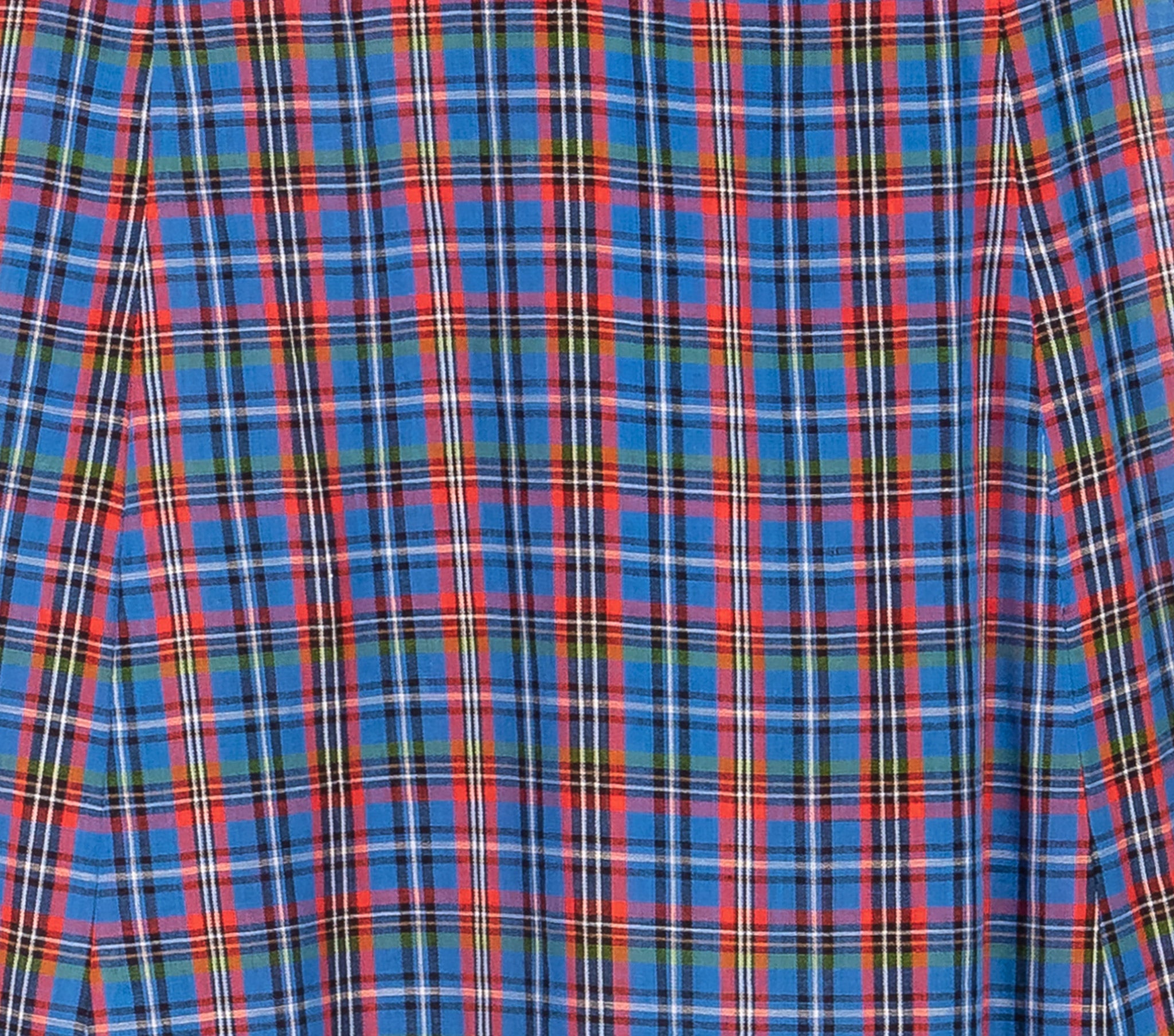 HMD -- THE JANE BLOUSE -- FRENCH PLAID BLUE