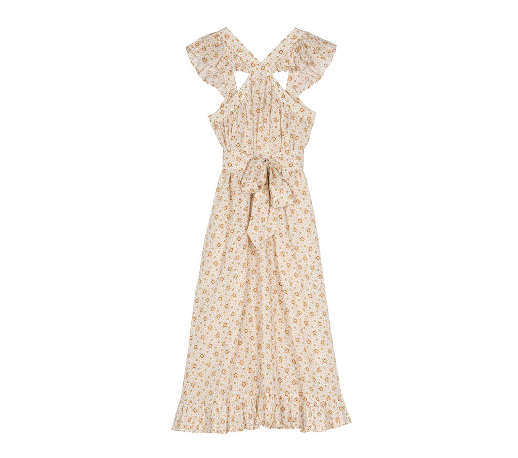 HMD -- NISHA DRESS -- ALABASTER COUNTRYSIDE CALICO