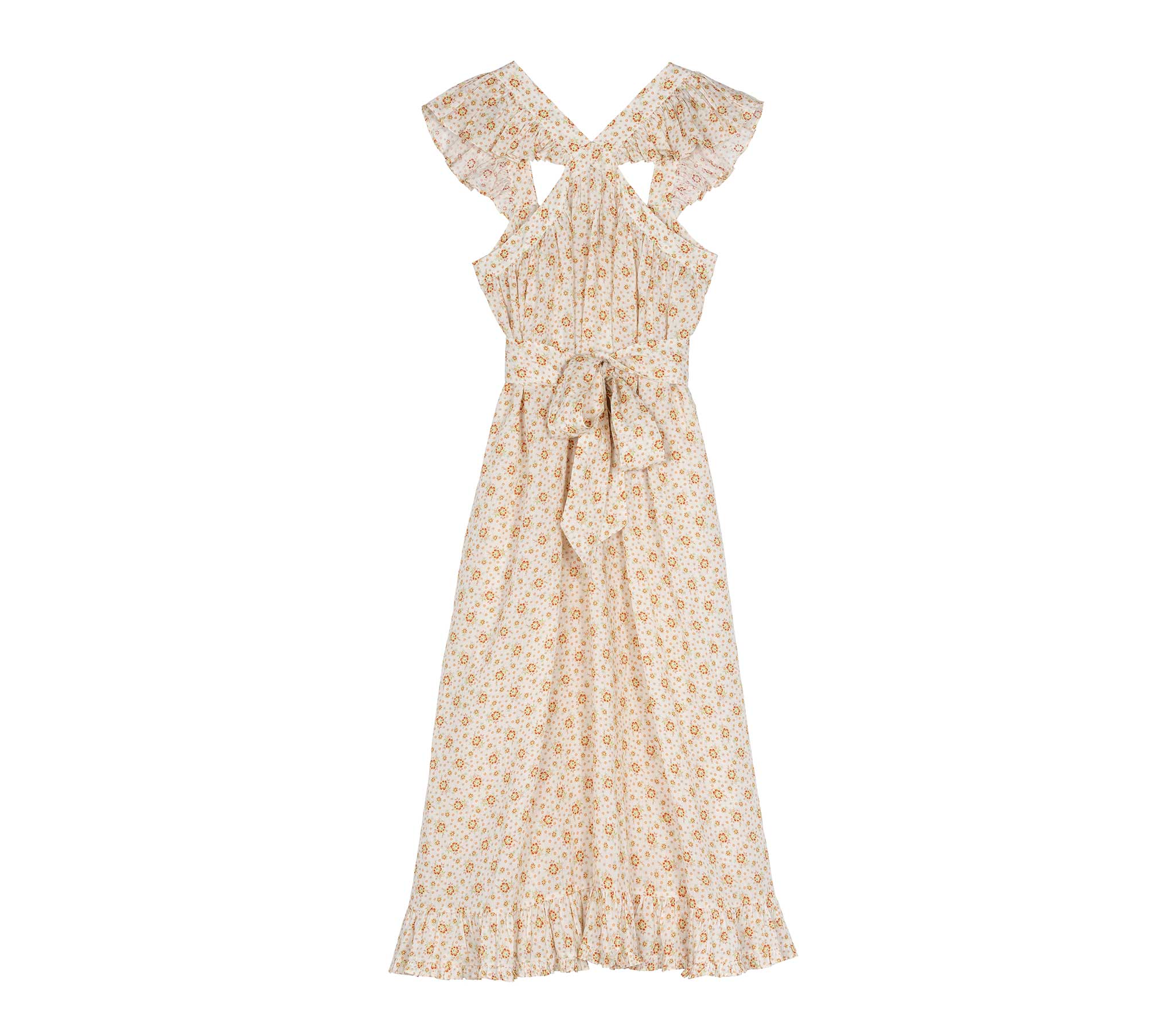 HMD -- NISHA DRESS -- ALABASTER COUNTRYSIDE CALICO