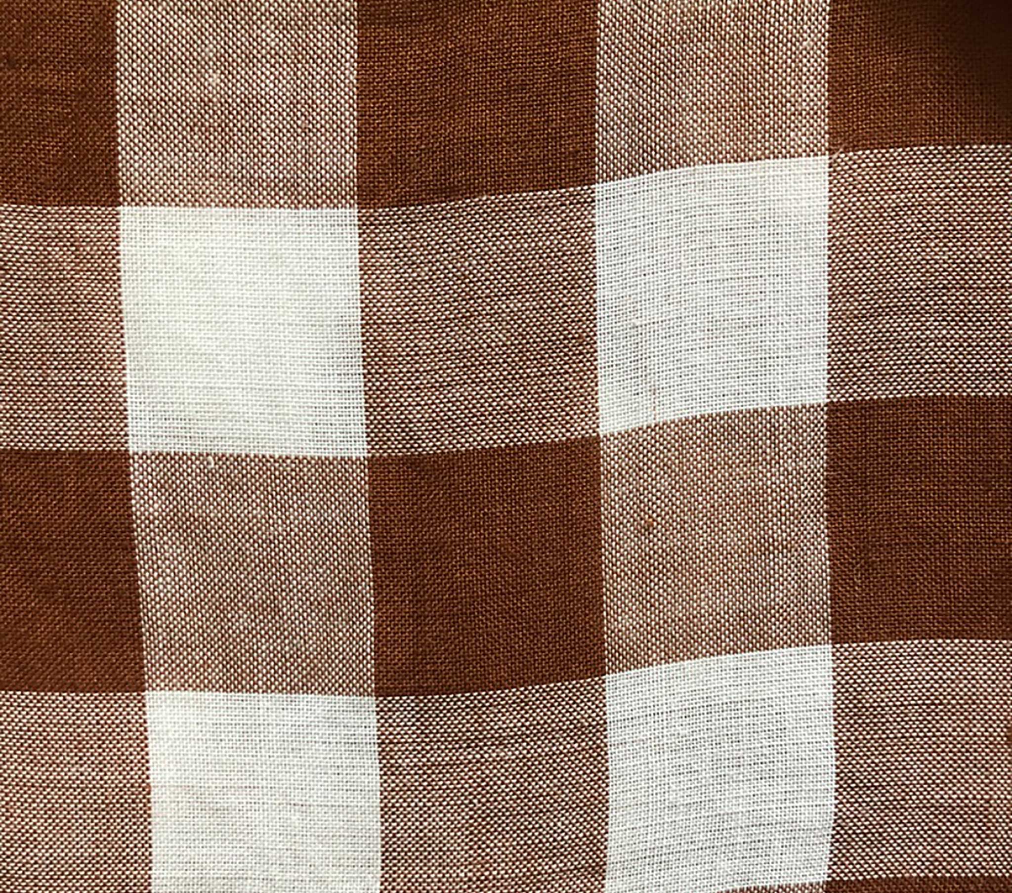 HMD -- O'KEEFFE TOP -- ST OUEN NUTMEG PLAID