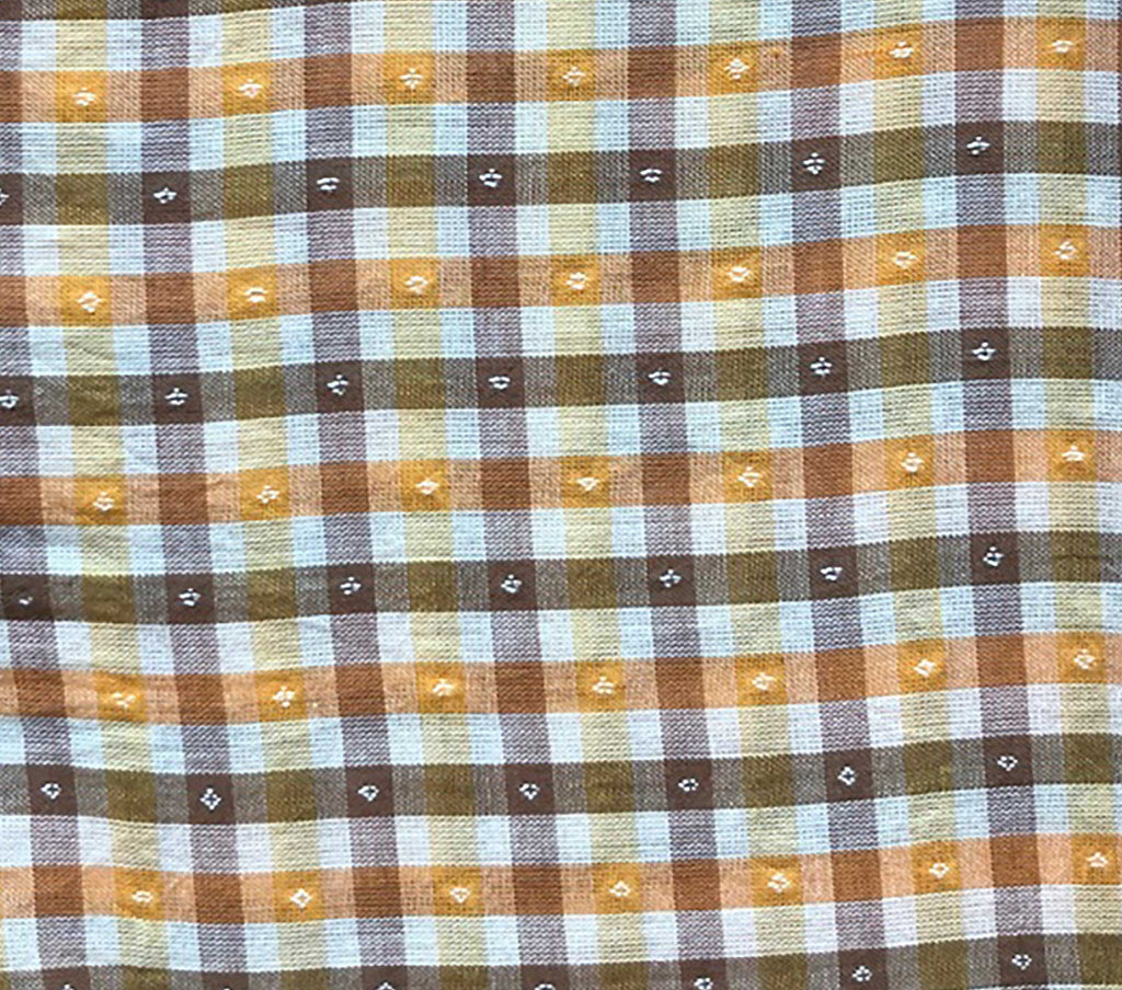 HMD -- SCARLET TOP -- ORANGE MERINGUE PLAID